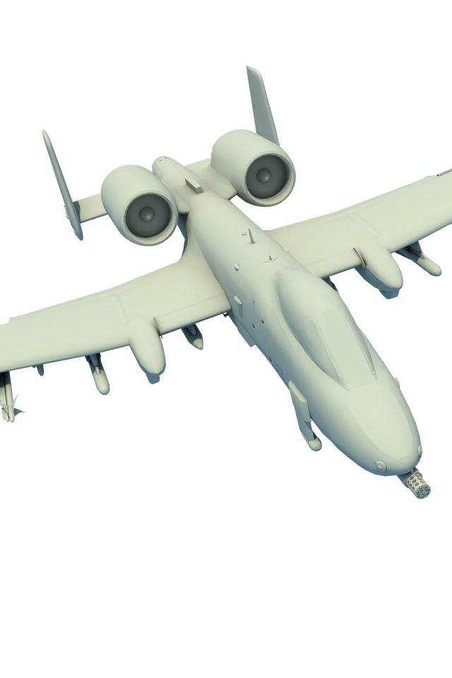 Самолет, 3Д модель