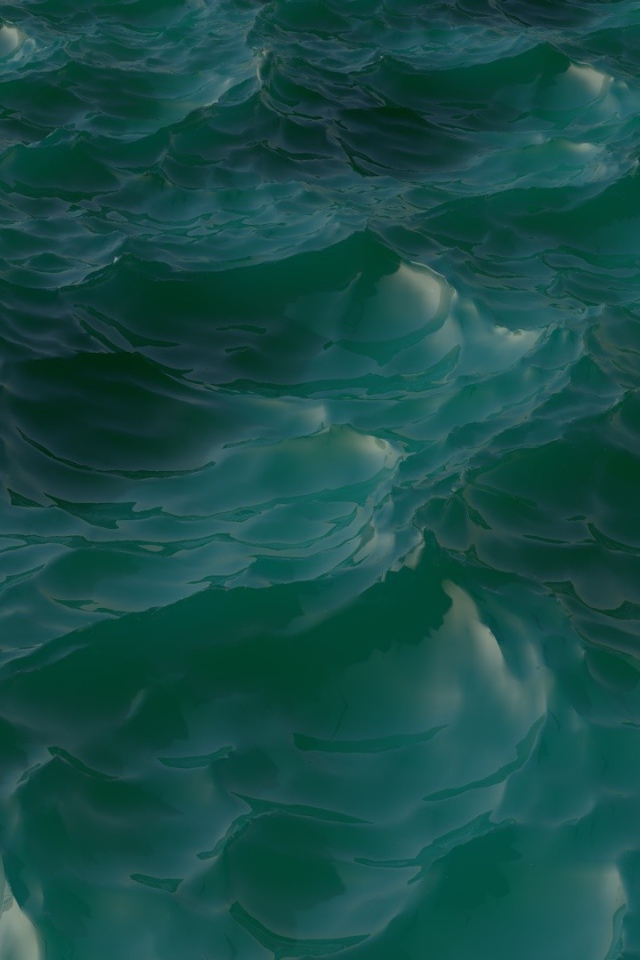 Волны воды 3-Д графика