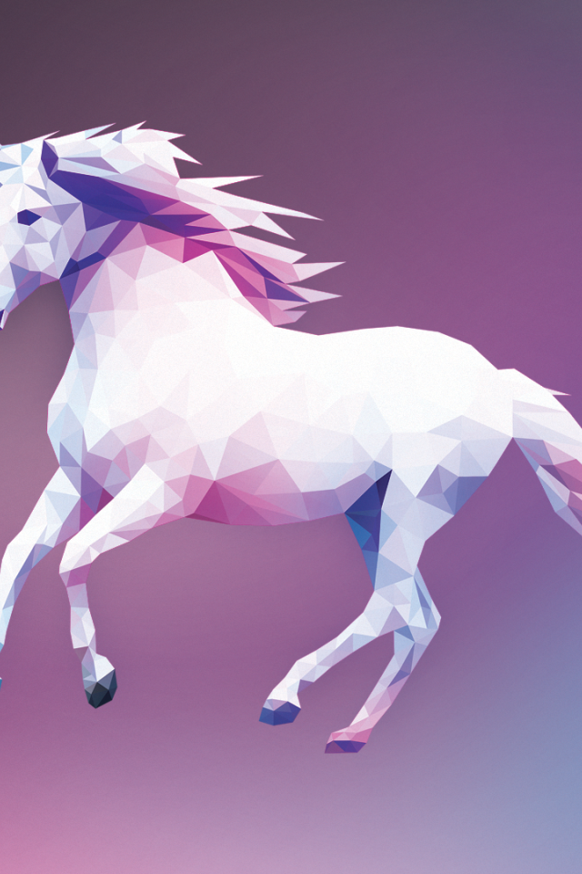 Белый конь, 3Д графика