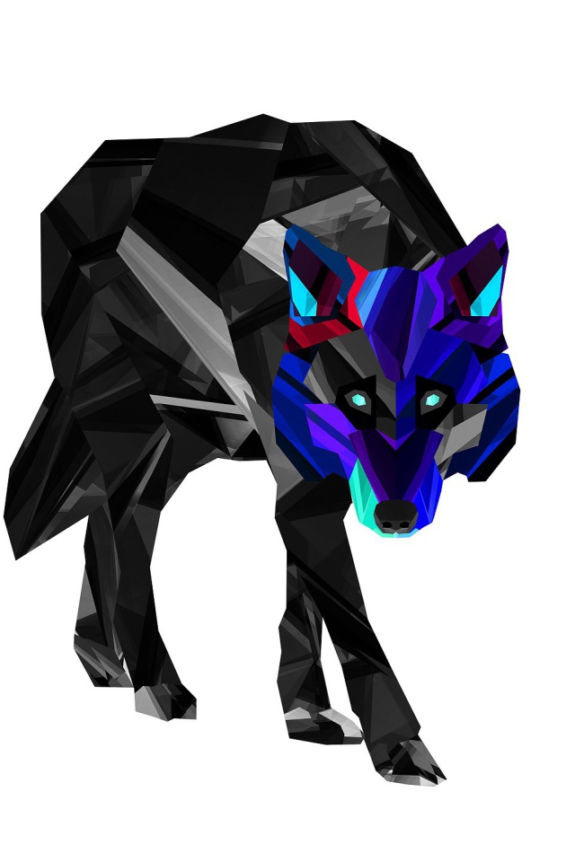 Волк,  3-Д графика