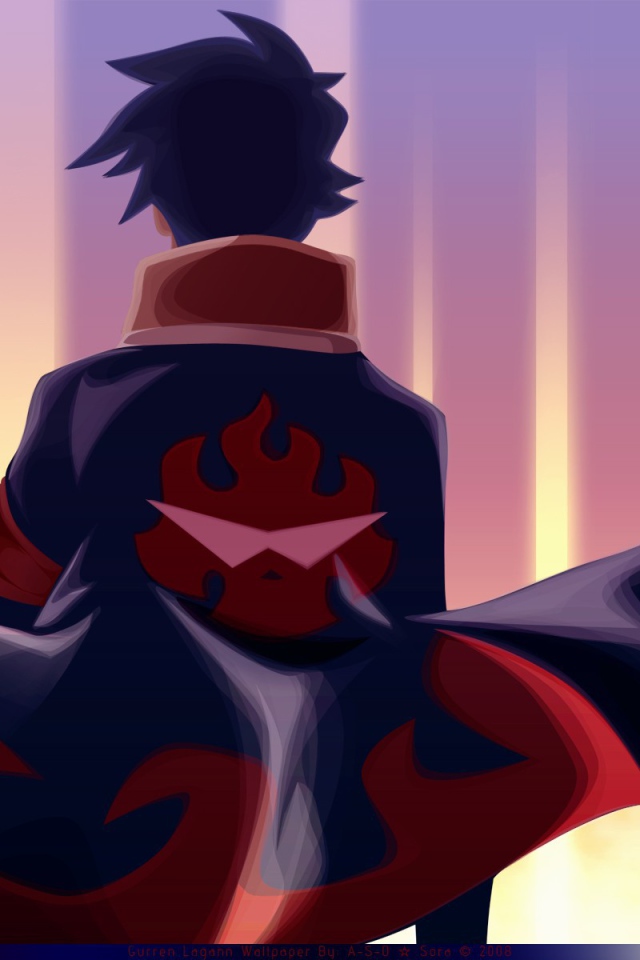 Персонаж в плаще из аниме Тэнгэн Топпа Гуррен-Лаганн