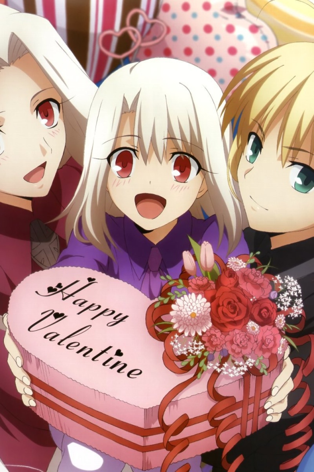 Подарок на День Валентина от девушек аниме