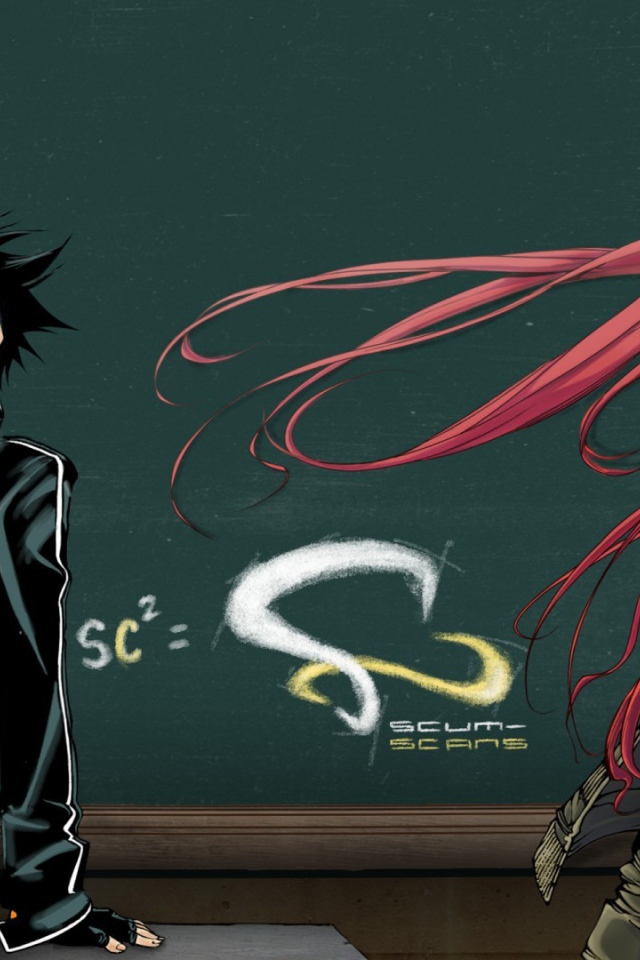 Парень и девушка из аниме Эйр Гир