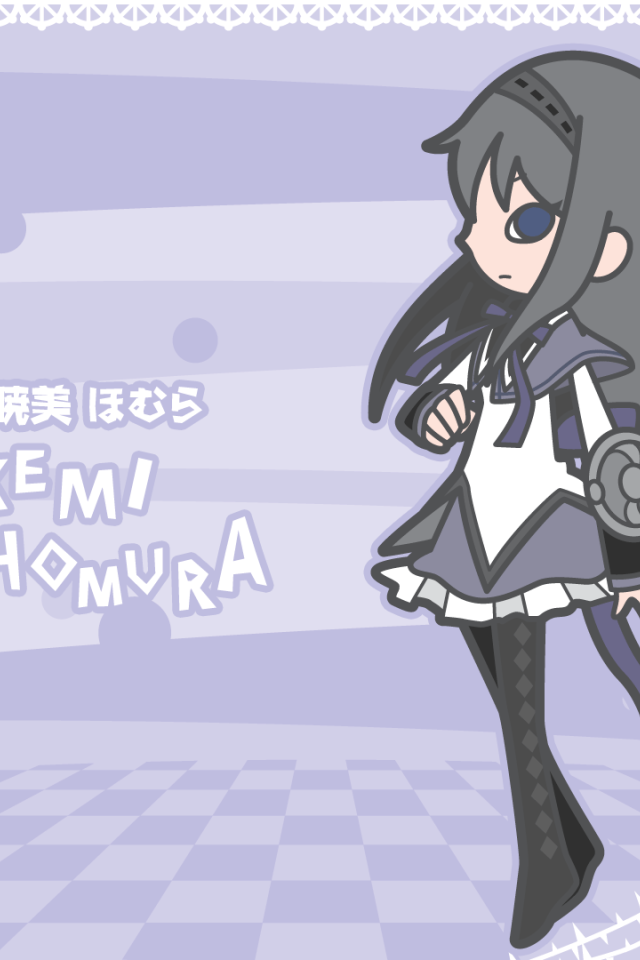 Акеми Хомура из аниме Девочка-волшебница Мадока