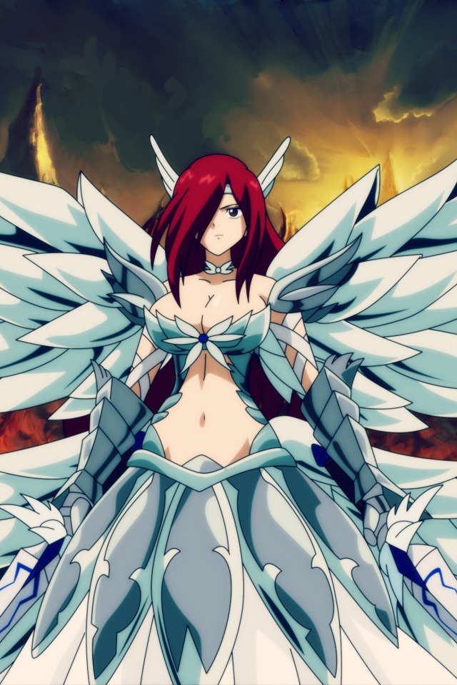 Ангел в аниме Сказка о хвосте феи