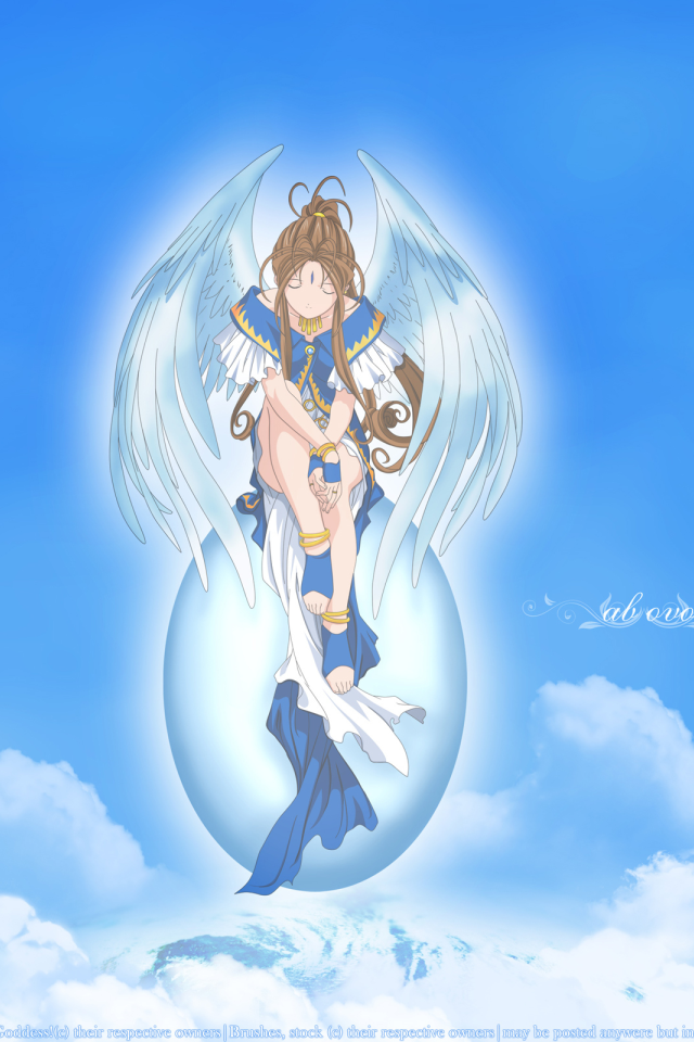 Ангел в небе, аниме Belldandy
