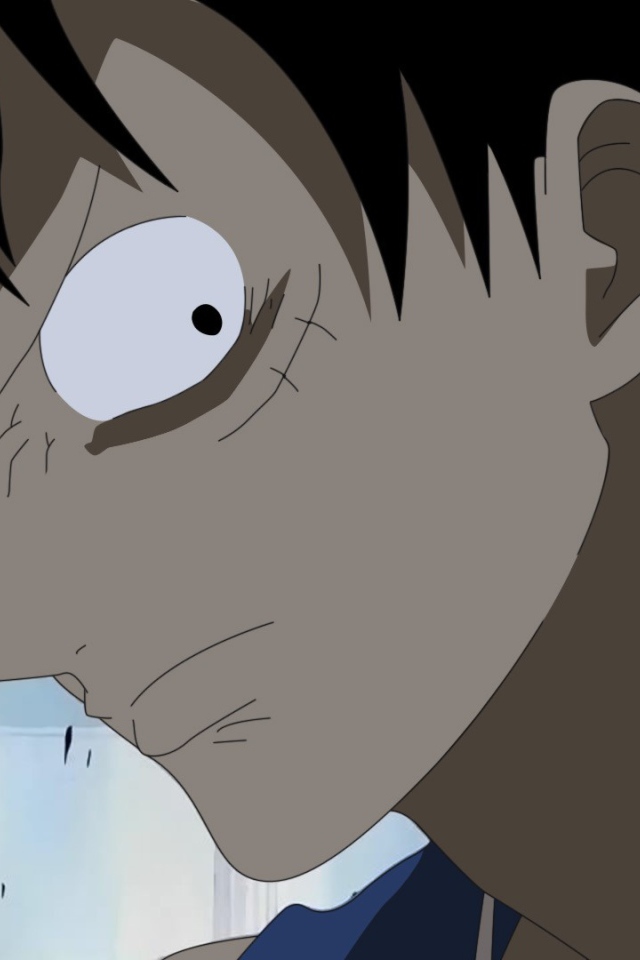 Злой взгляд персонажа аниме Большой куш