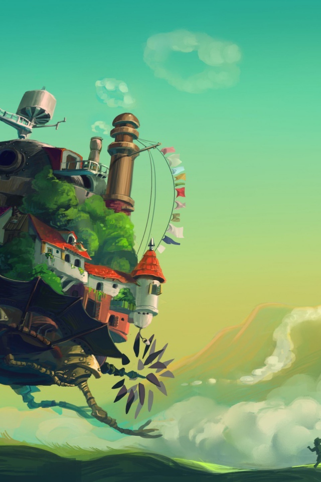 Аниме мультфильм Ходячий замок