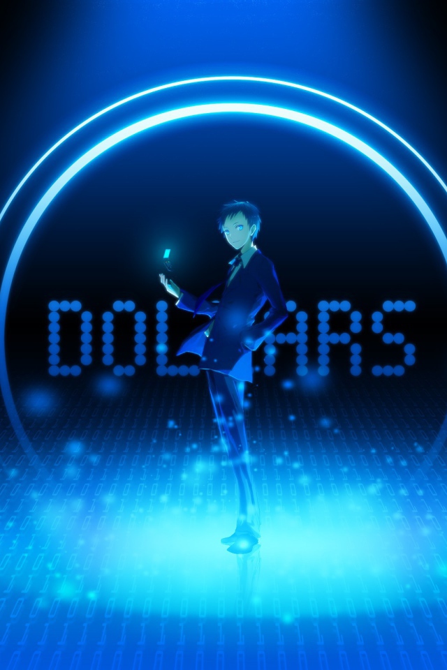 Аниме Дюрарара!!, голубой фон