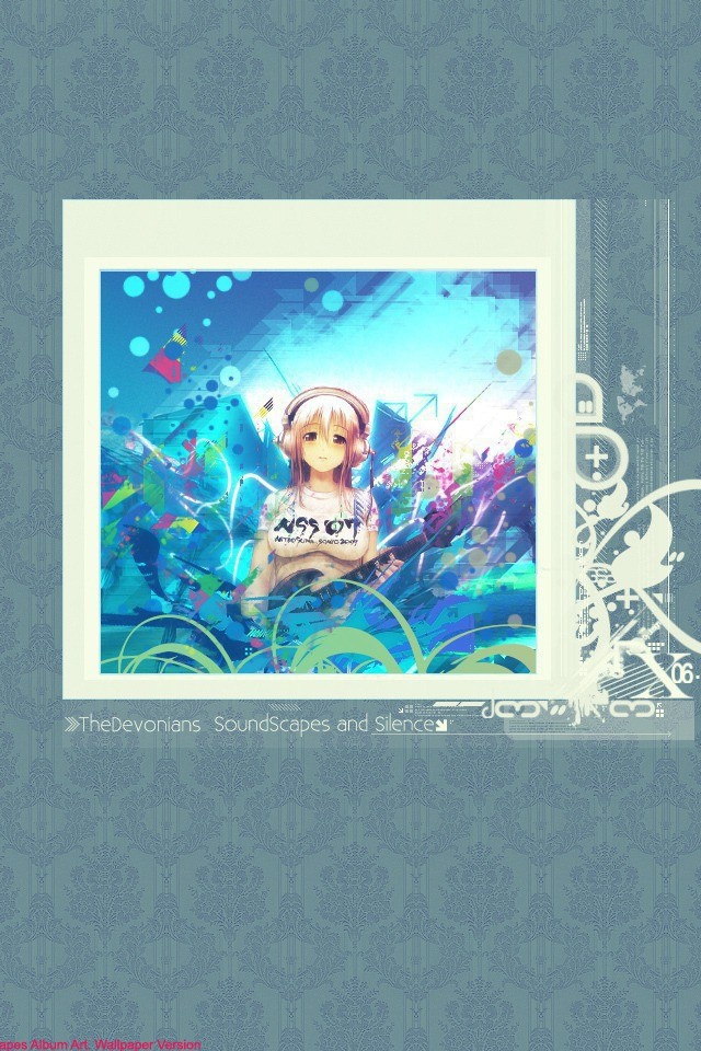 Девушка аниме на открытке