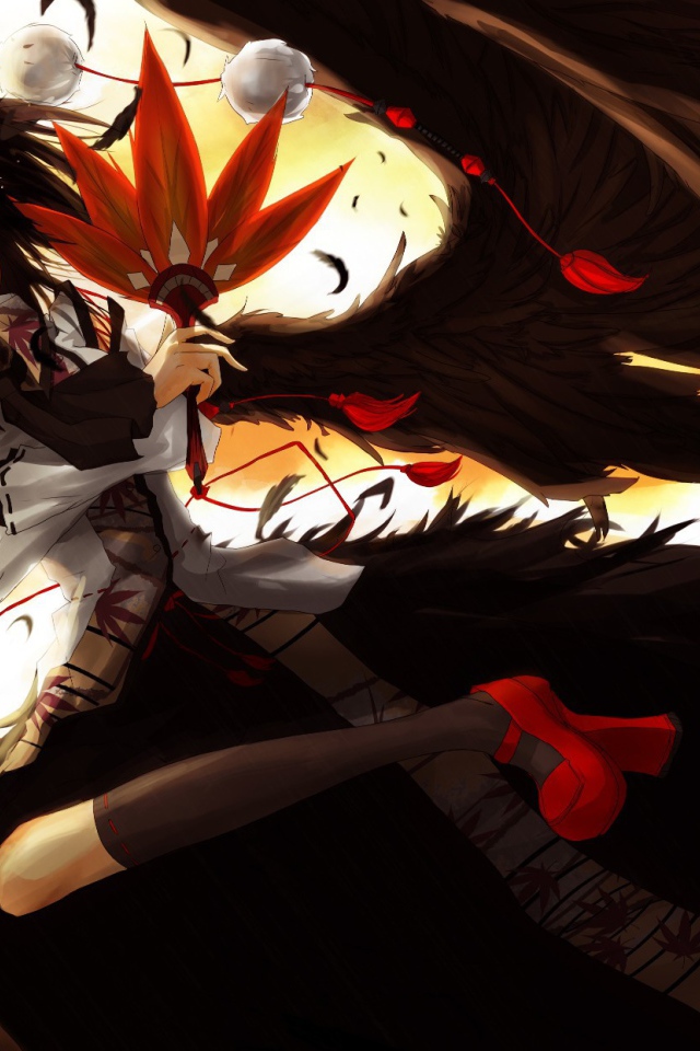 Девушка аниме Shameimaru Aya