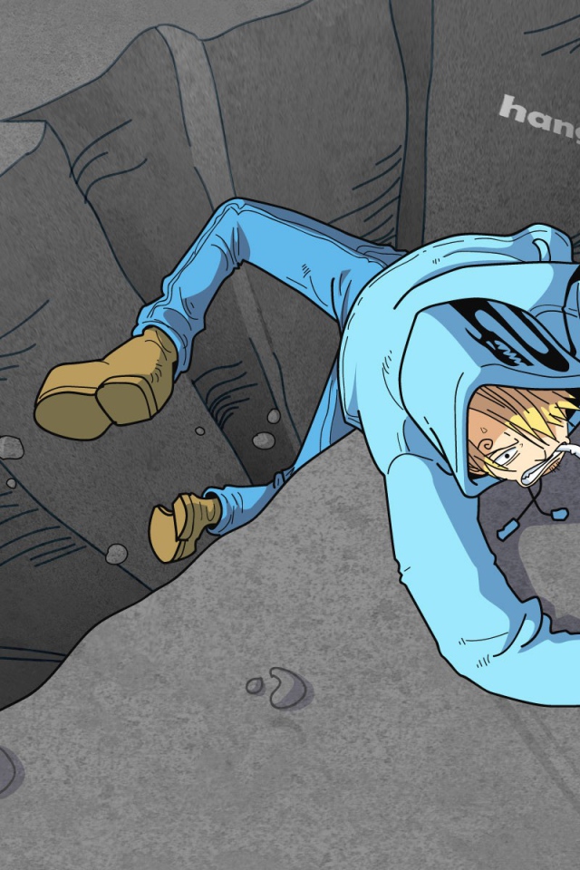 Герой аниме Большой куш на краю пропасти