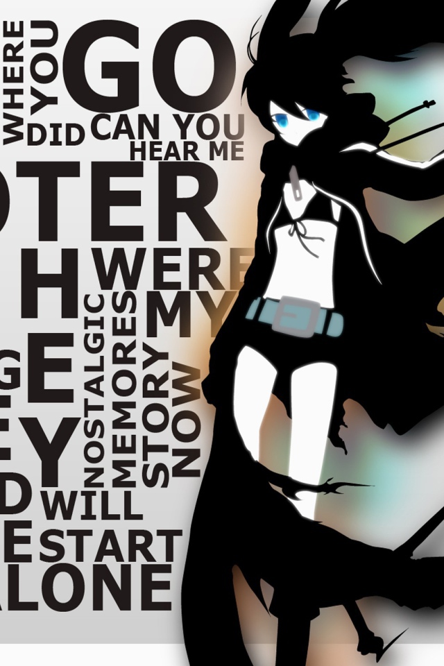 Постер аниме Insane Black Rock Shooter