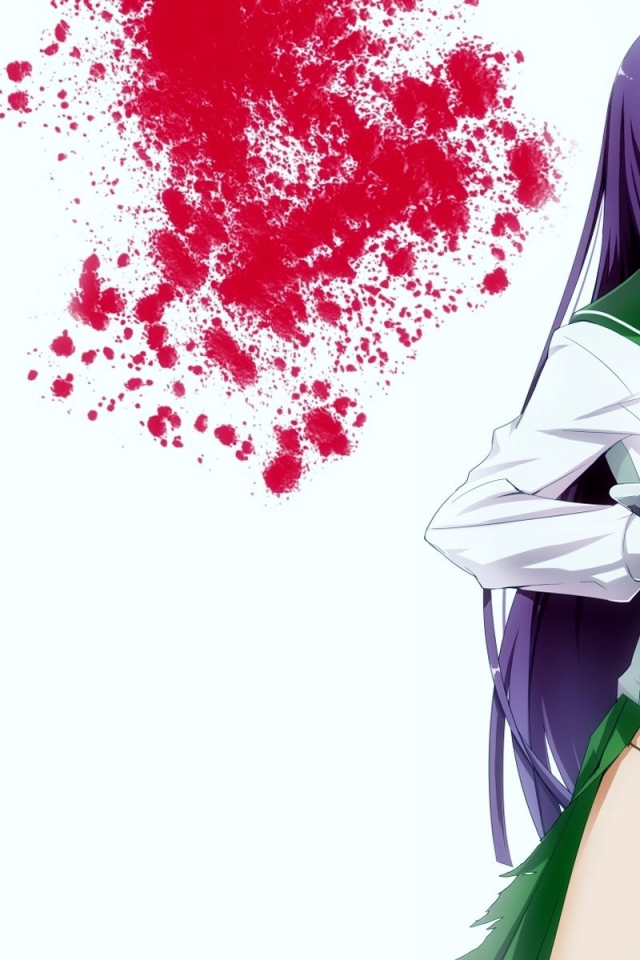 Девушка из аниме Школа мертвецов