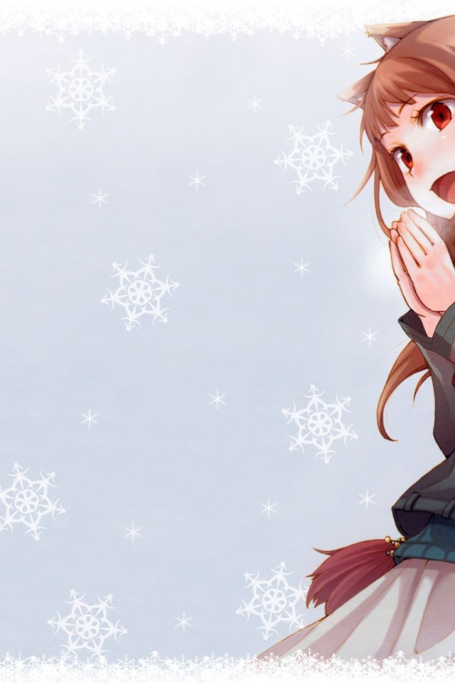 Аниме девушка Холо, Волчица и пряности