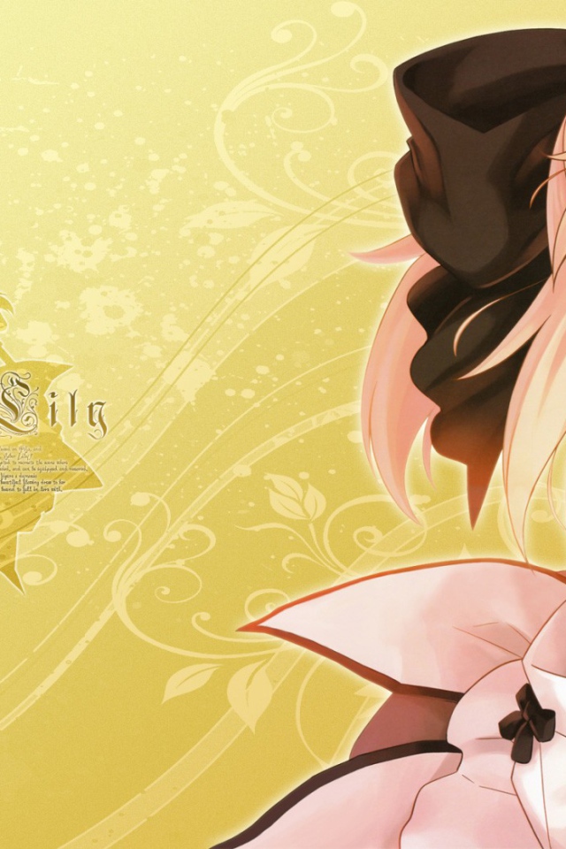 Девушка Сейбер из аниме Fate Series