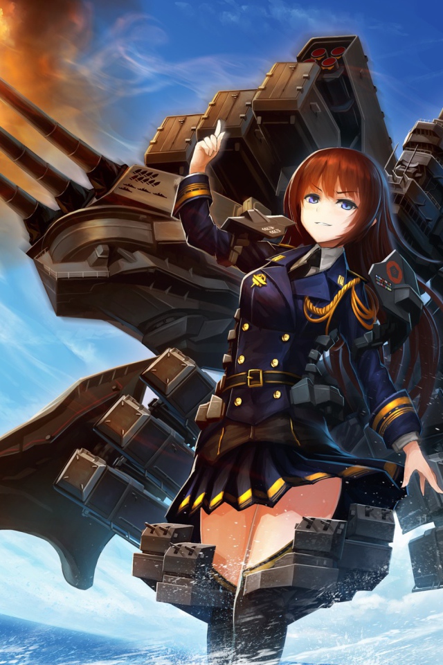 Девушка аниме командует боевым роботом, Kantai Collection