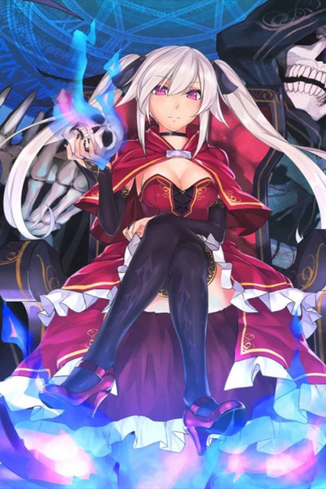 Аниме девушка владыка смерти