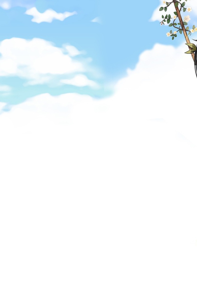 Аниме девушка катается на качелях