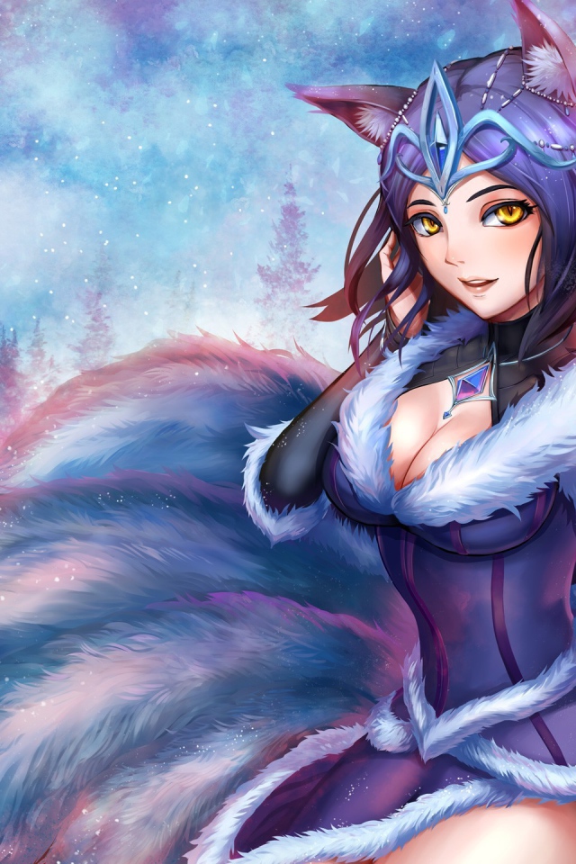 Аниме девушка оборотень