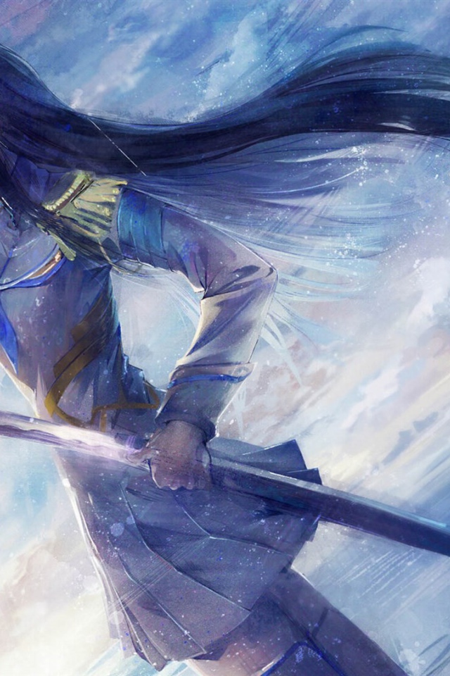 Девушка аниме с катаной Kill la Kill