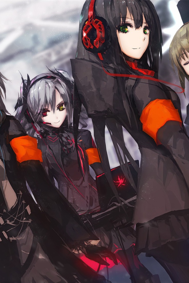 Команда девушек Аниме