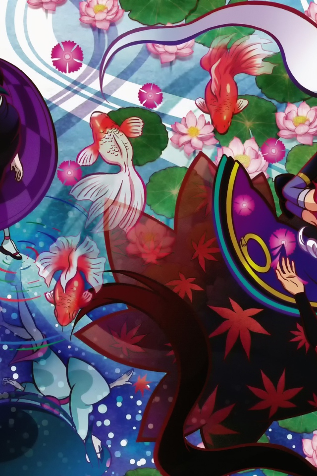 Красивое аниме Katanagatari