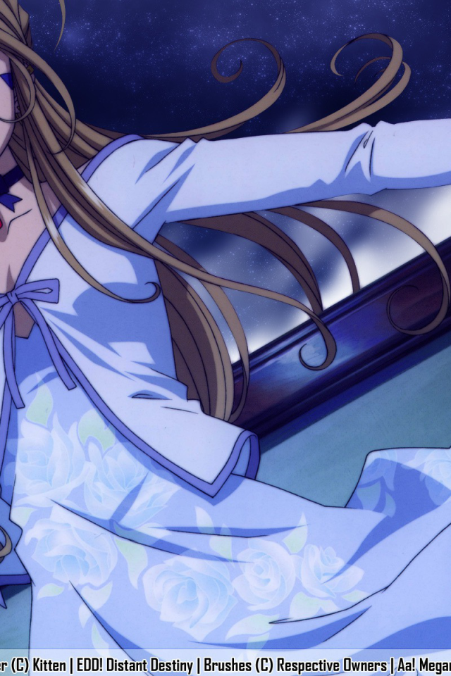 Красивая девушка аниме Belldandy