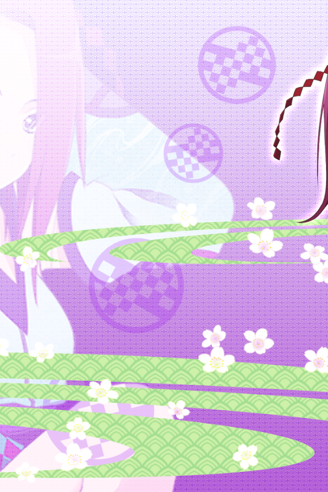 Красивая девушка в аниме Onigirl