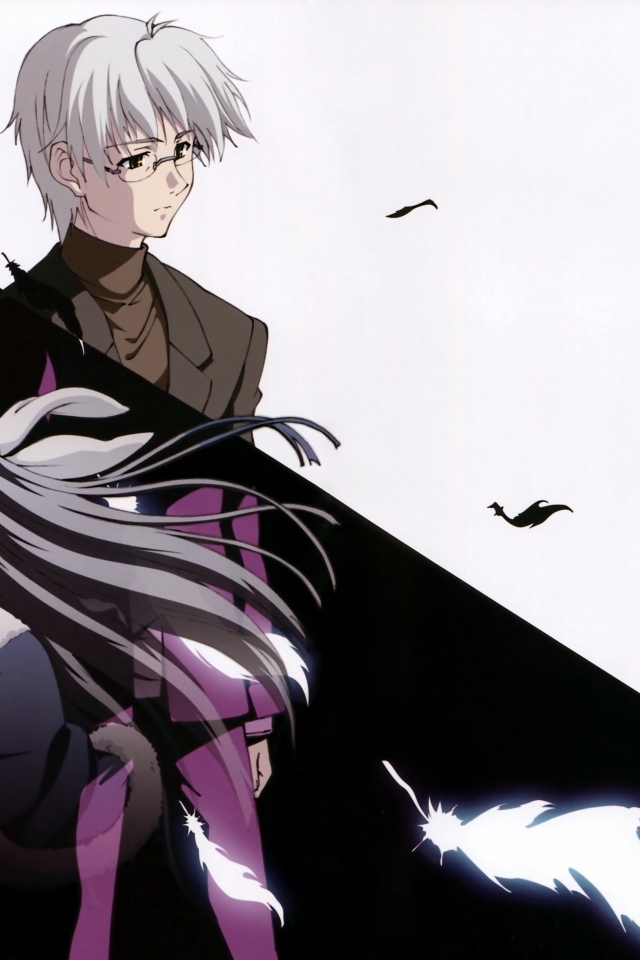 Черное и белое в аниме Эф - история воспоминаний