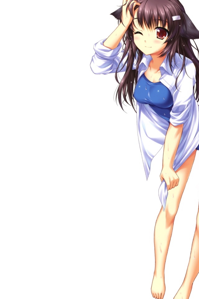 Девушка кошка, аниме Neko Para