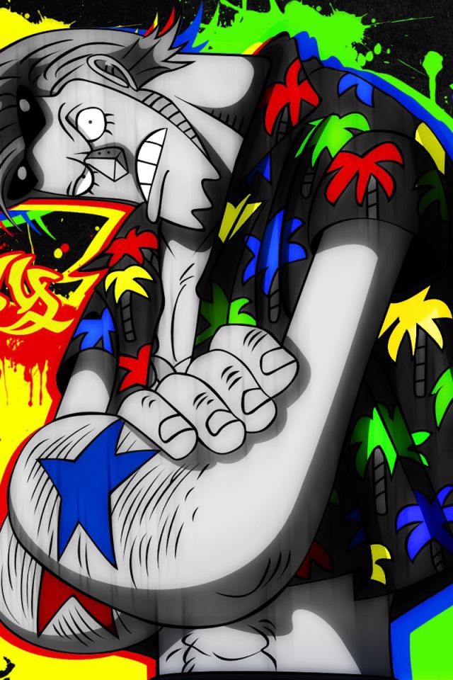 Персонаж Франки из аниме Большой куш