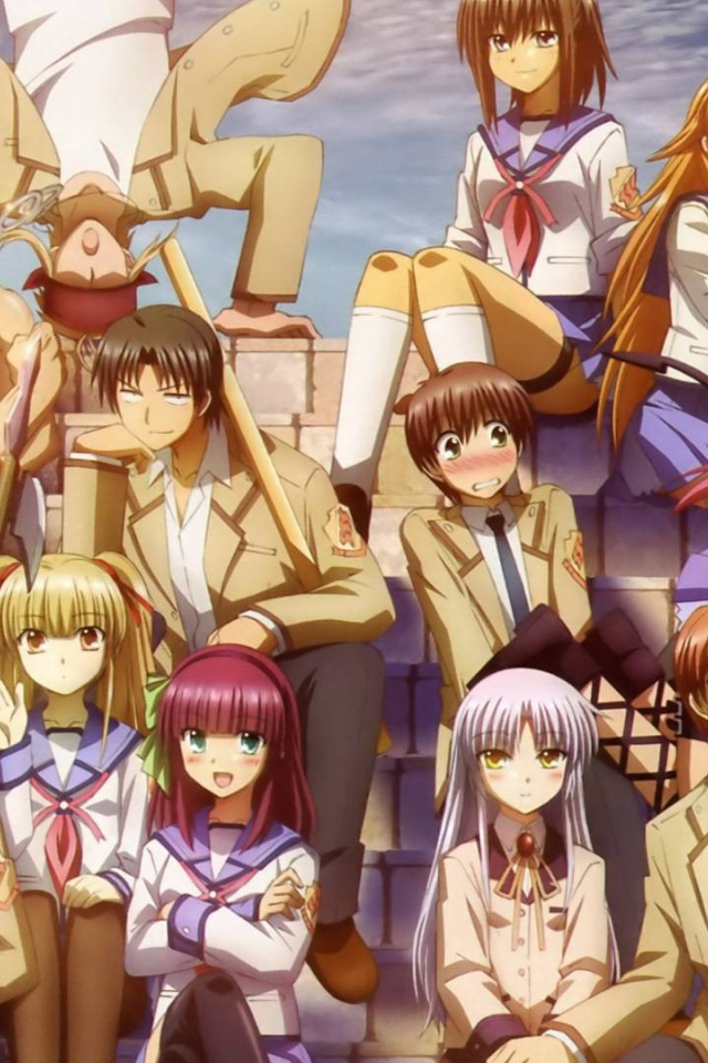 Школьный класс в аниме Ангельские ритмы