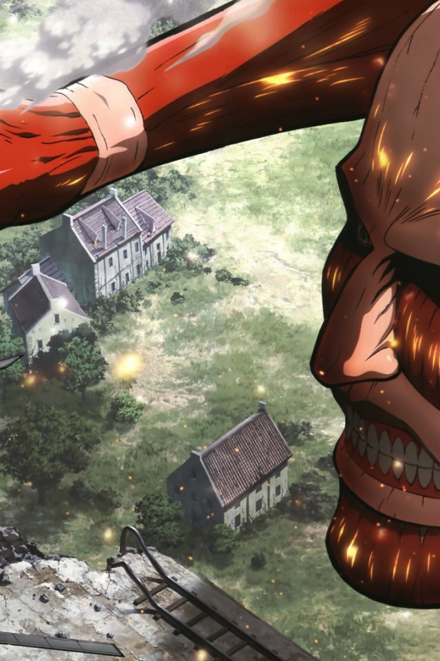 Колосс Титан из аниме Атака Титанов
