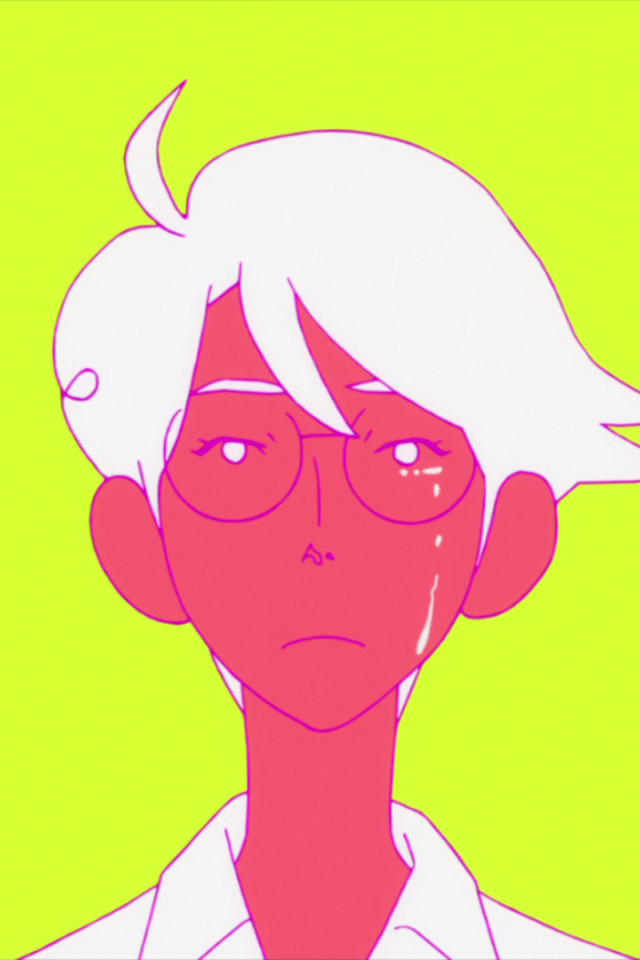 Плачущий персонаж аниме The Tatami Galaxy