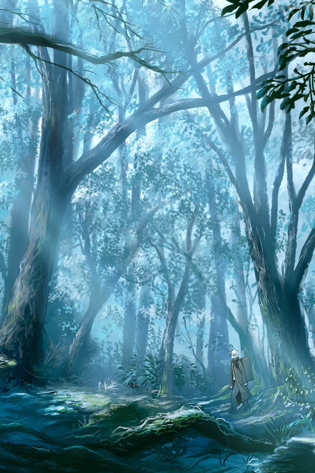 Темный лес в аниме Мастер Муси