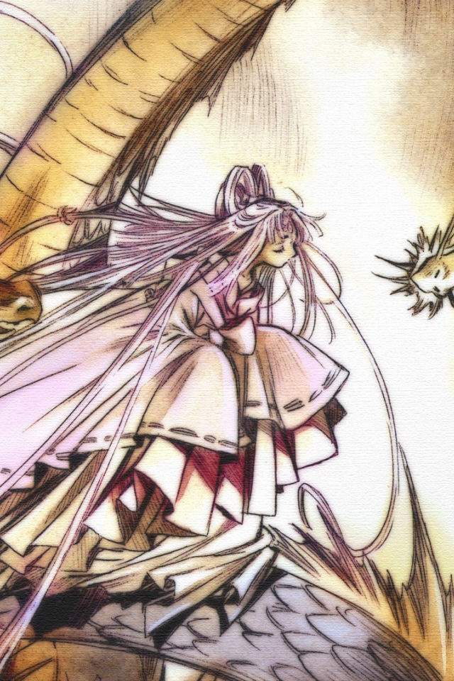 Драконы с девушкой аниме