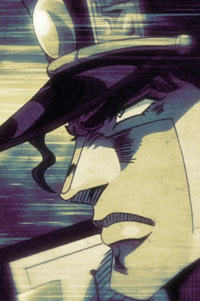 Джотаро в аниме Приключения Джоджо