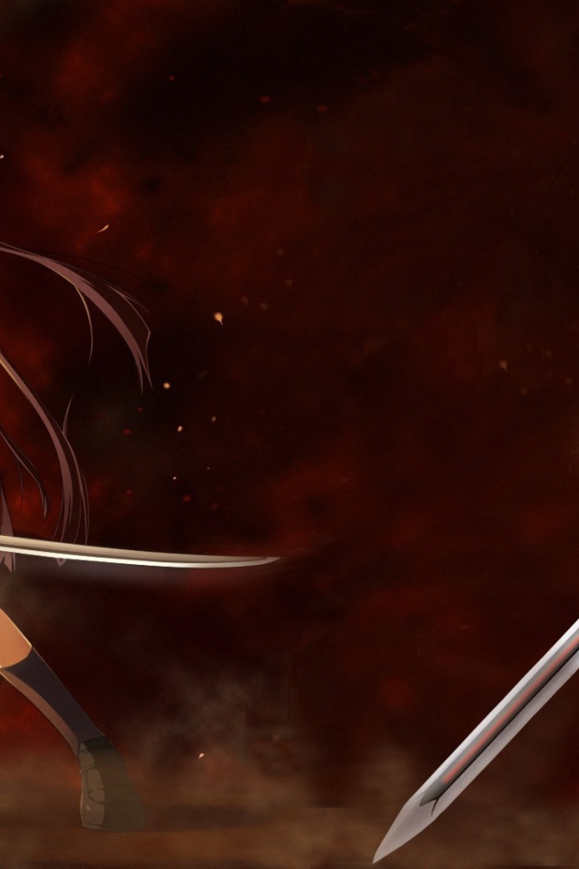 Холодное оружие в аниме Ночь прибытия