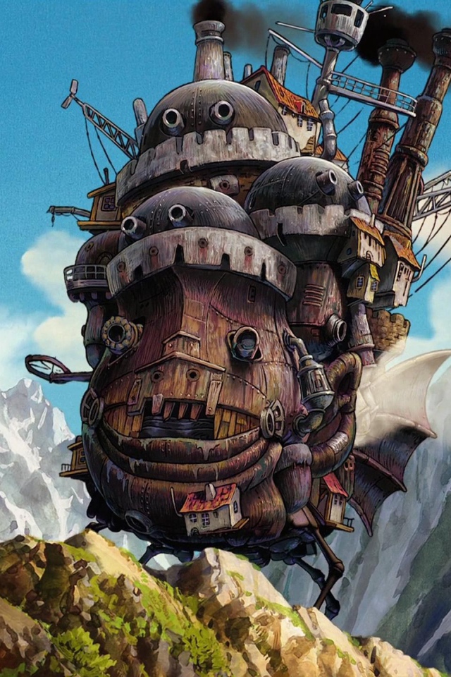 Летающий корабль в аниме Тоторо