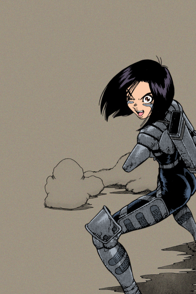 Девушка из аниме Battle Angel Alita