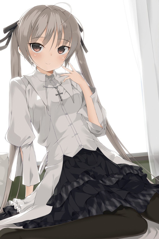 Девушка из аниме Связанные небом