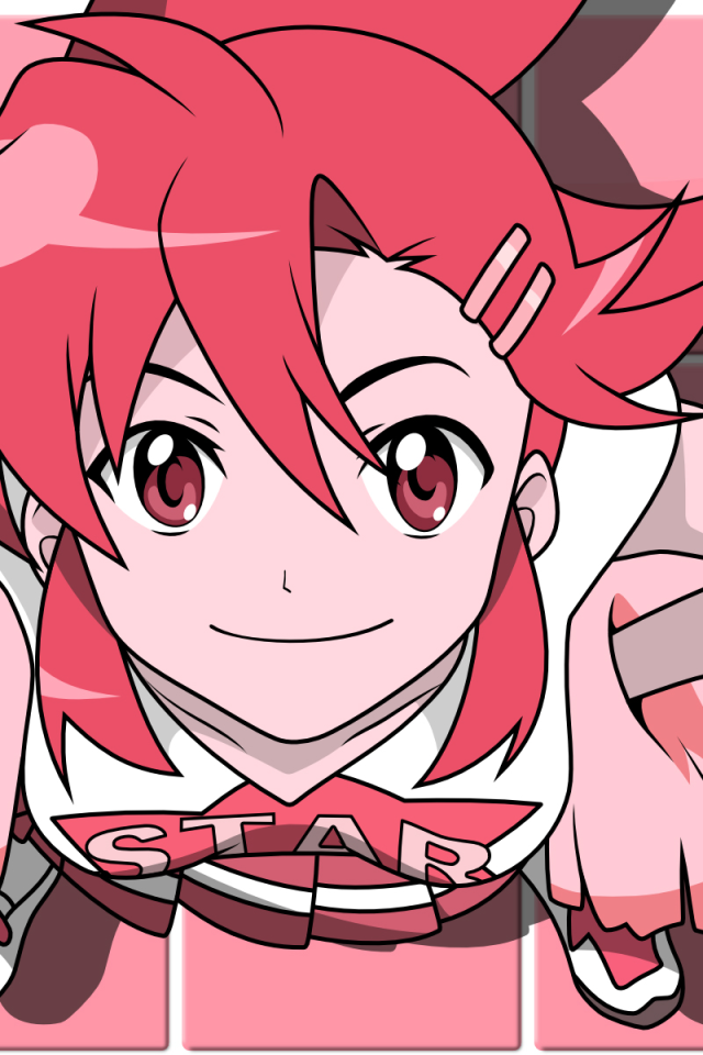 Девушка из аниме Tengen Toppa Gurren Lagann