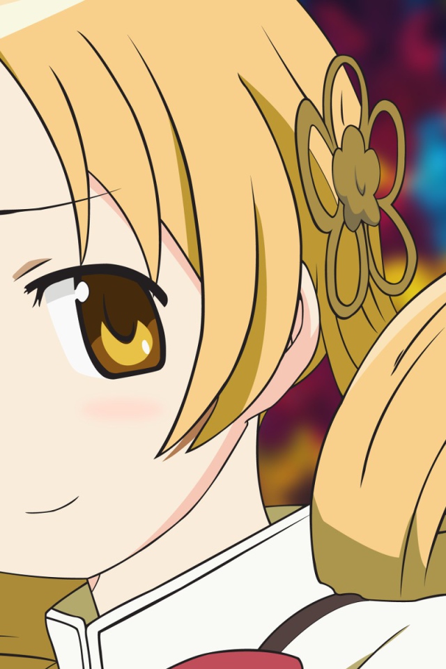 Девочка из аниме Девочка-волшебница Мадока