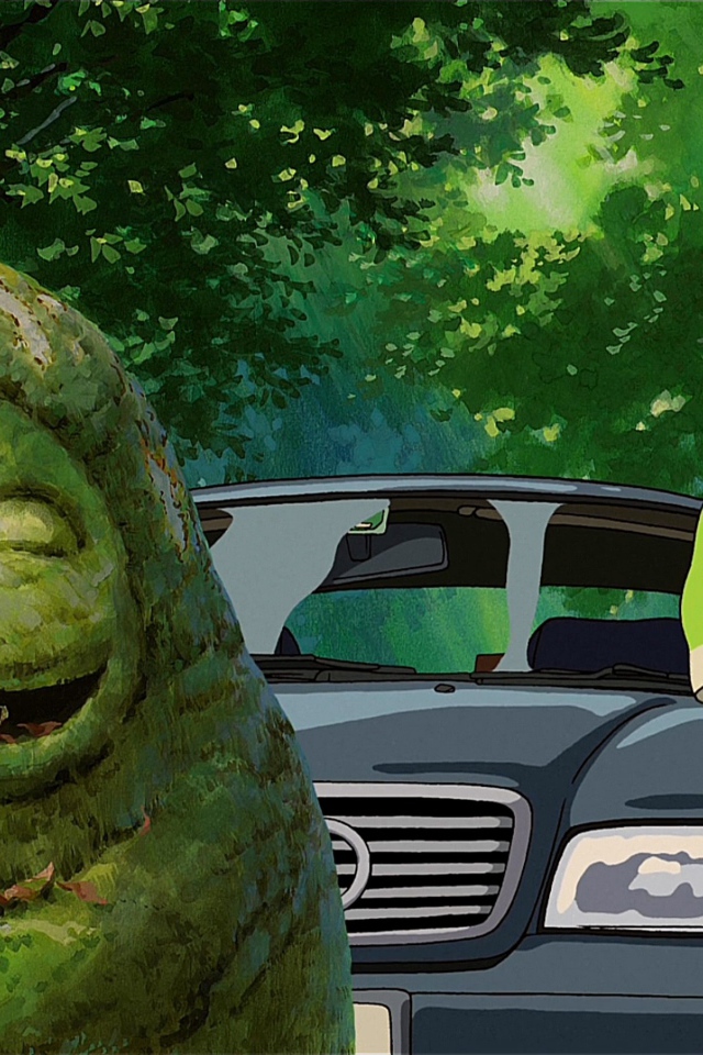 Девочка у идола в аниме Унесённые призраками