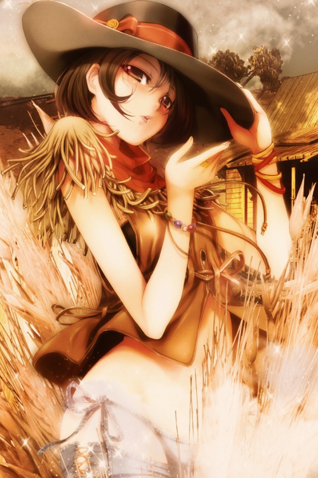 Девушка в шляпе, манга аниме