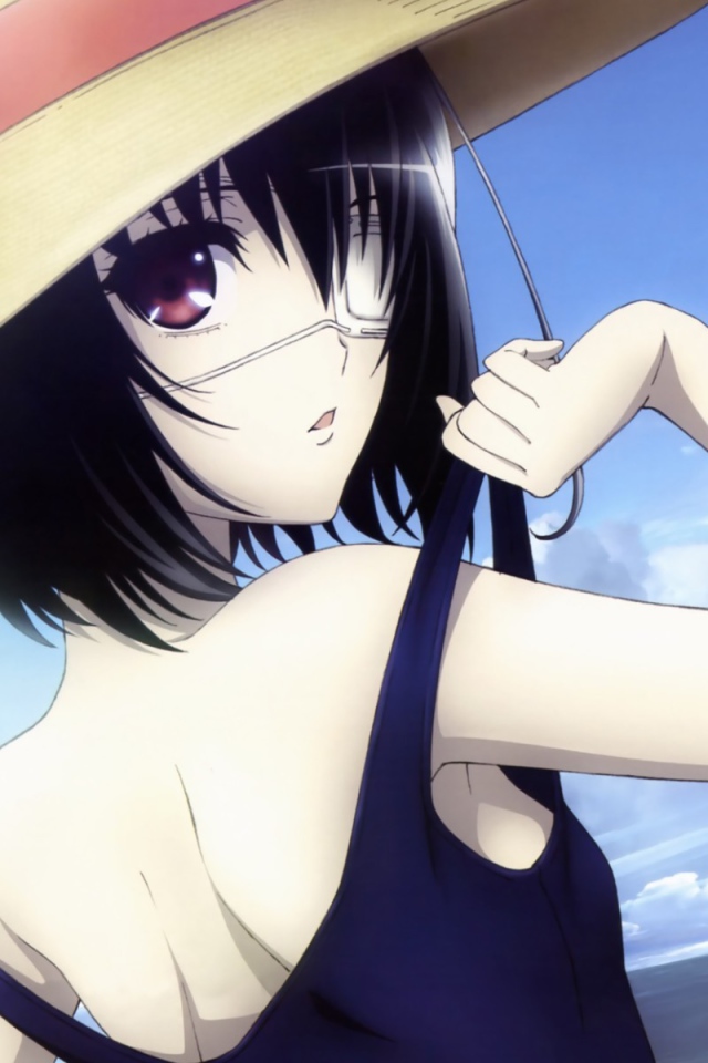 Девушка в шляпе из аниме Another