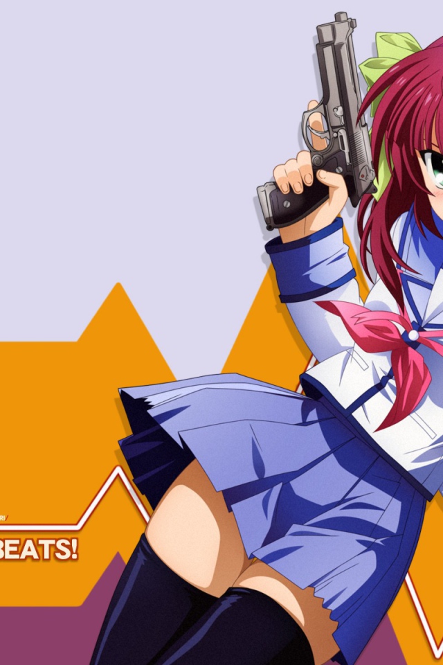 Девушка с пистолетом, аниме Ангельские ритмы