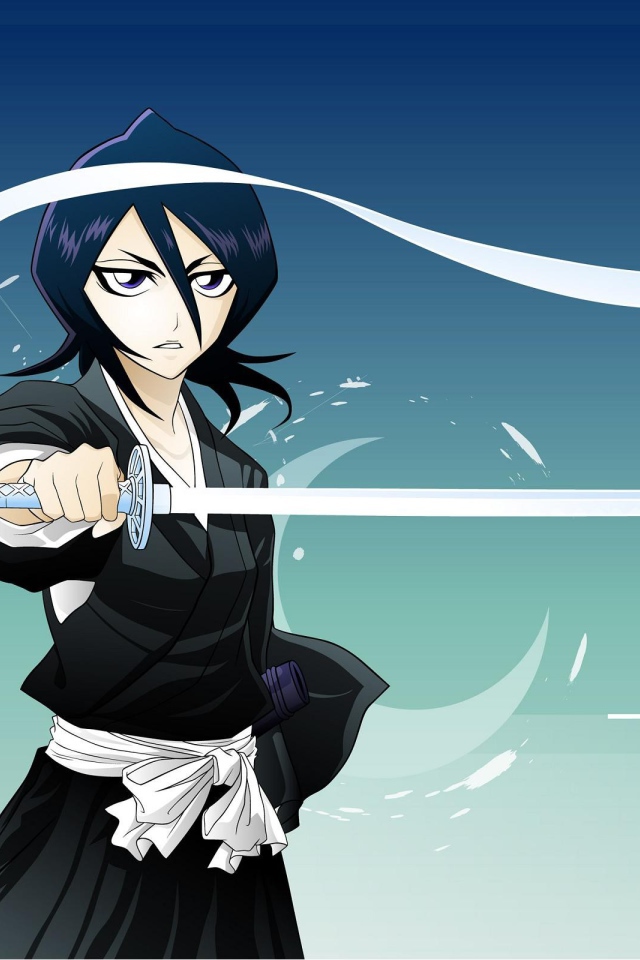 Девушка с катаной, аниме Белая луна