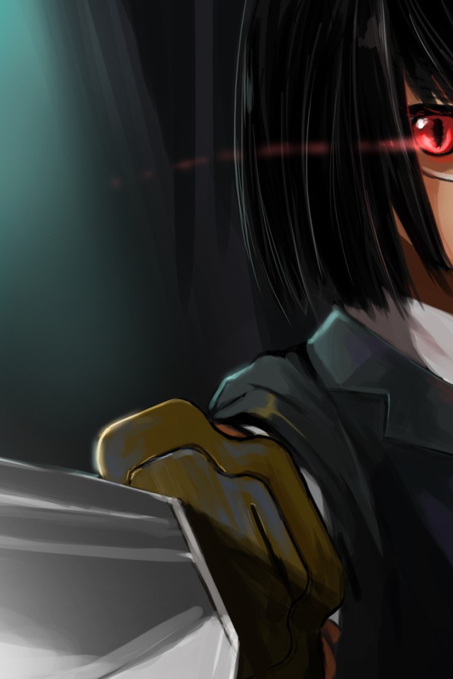 Девушка с мечом в аниме Дюрарара!!